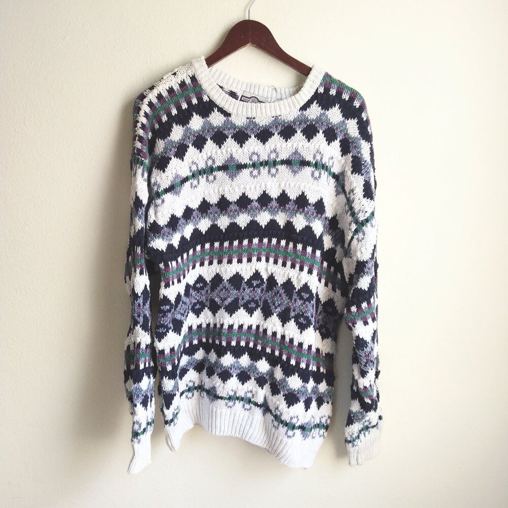 Gulf Traders patterned knit sweater